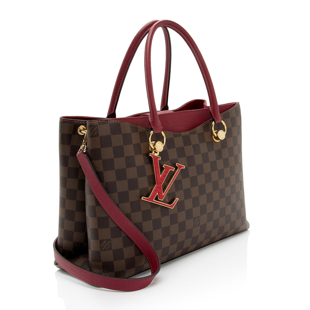 Louis Vuitton Damier Ebene Riverside Tote (SHF-TLFRHl)