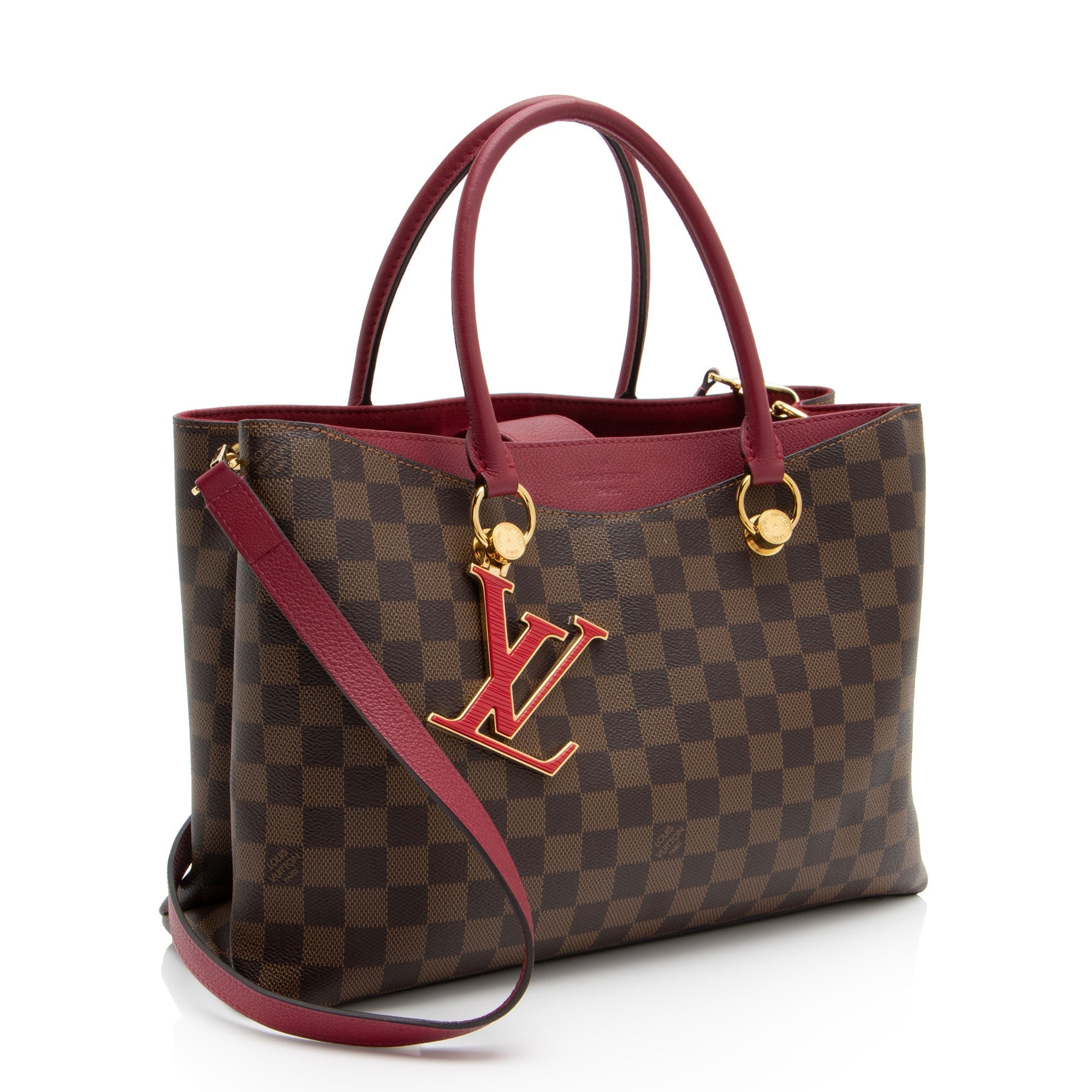 Louis Vuitton Damier Ebene Riverside Tote (SHF-mmyX8O)
