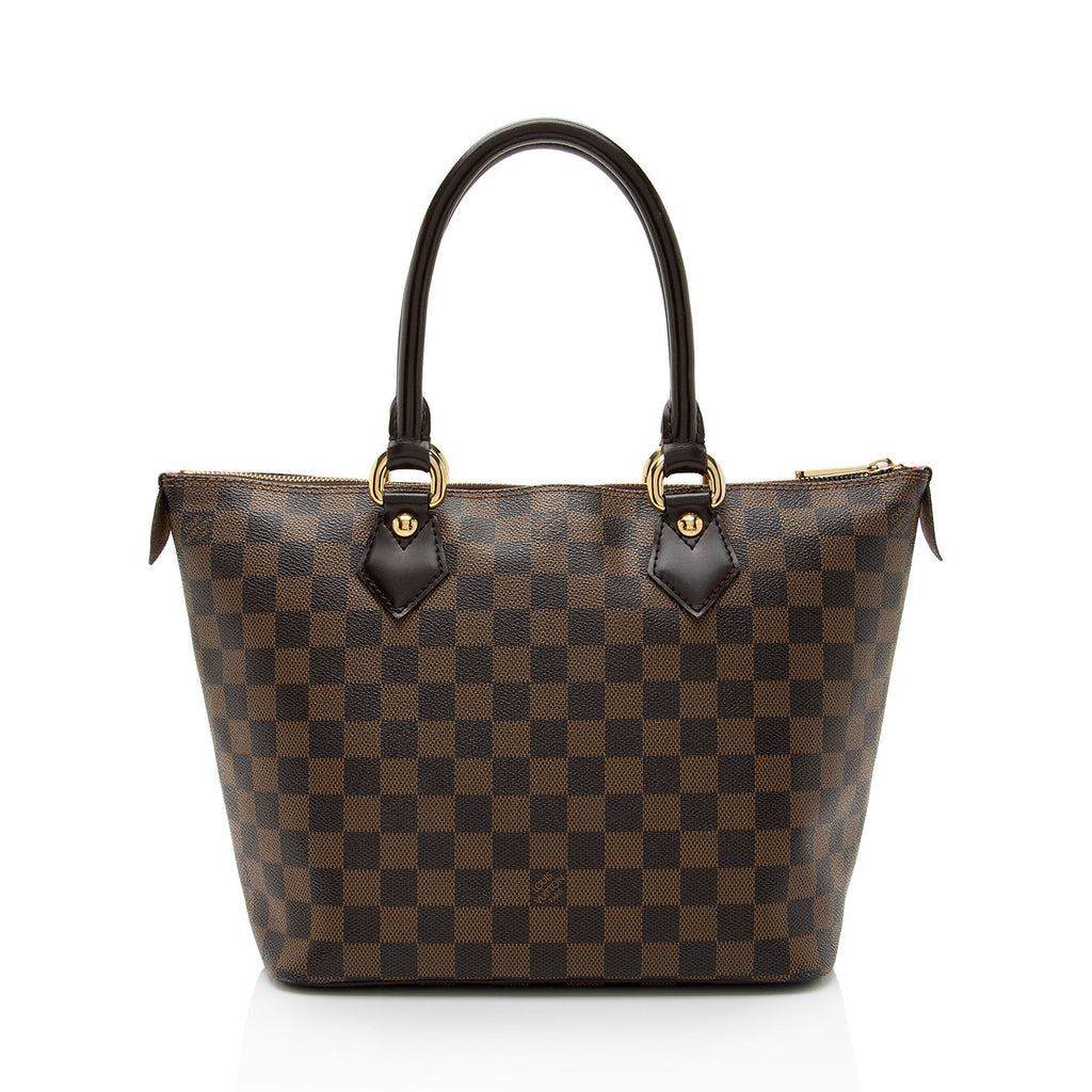 Louis Vuitton Damier Ebene Saleya PM Tote - FINAL SALE (SHF-0nBi6m)