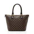 Louis Vuitton Damier Ebene Saleya PM Tote - FINAL SALE (SHF-0nBi6m)
