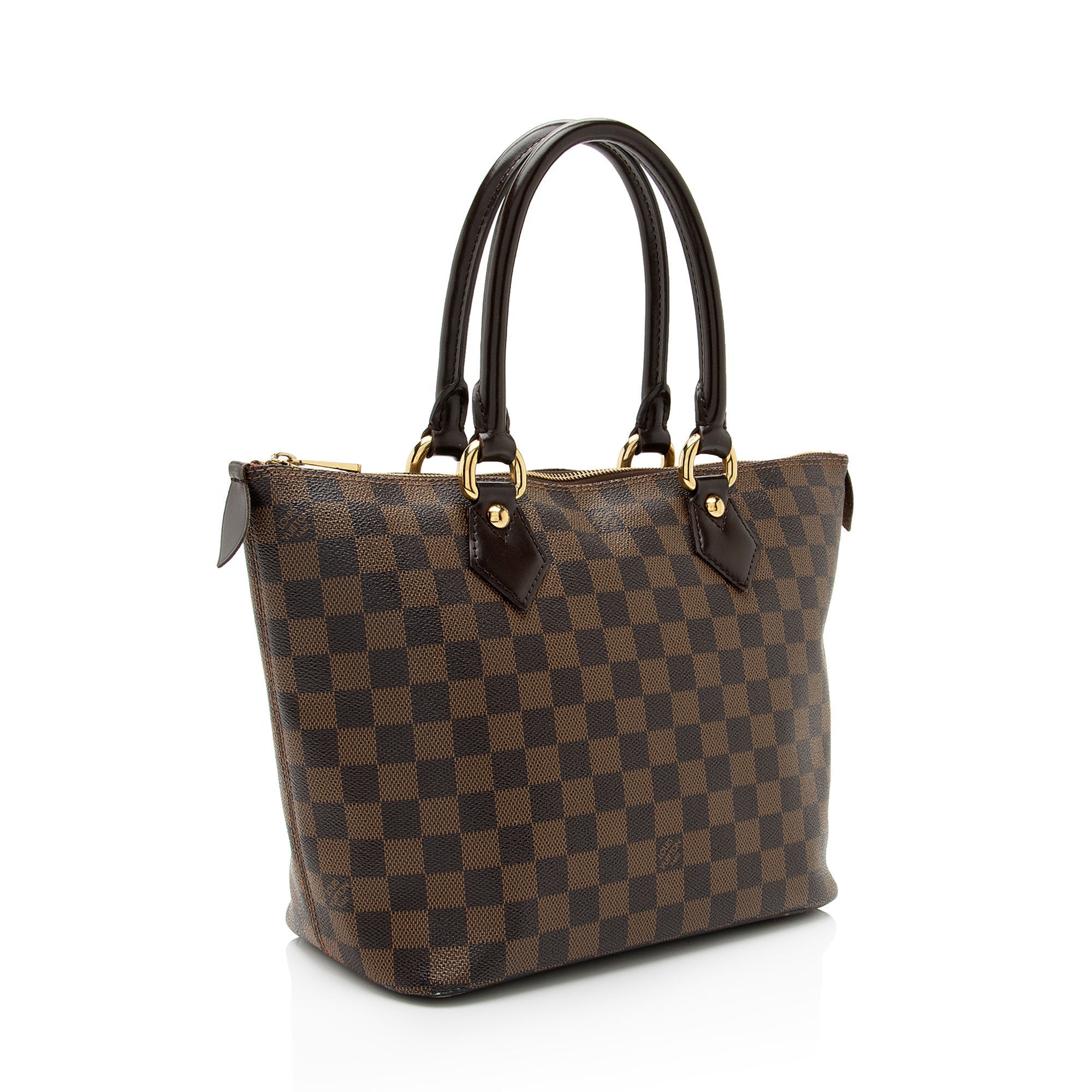 Louis Vuitton Damier Ebene Saleya PM Tote - FINAL SALE (SHF-0nBi6m)
