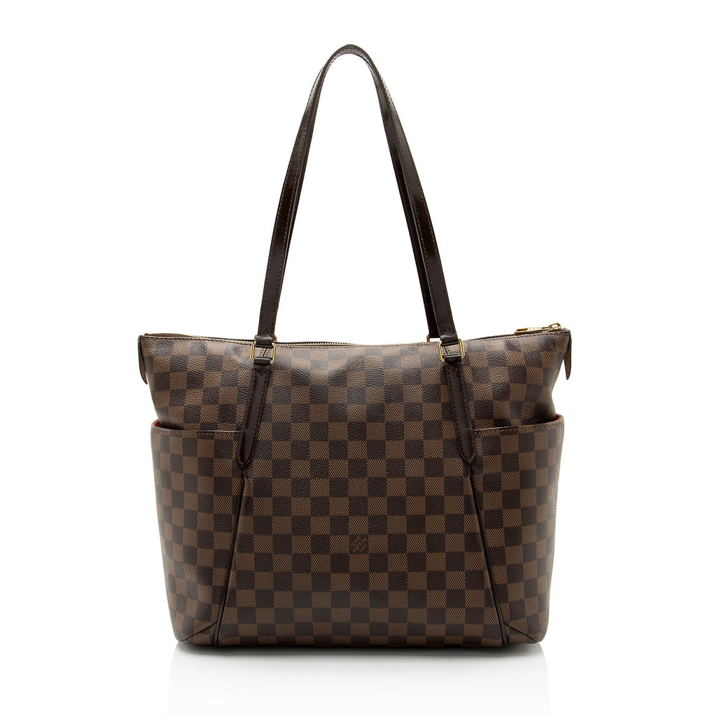 Louis Vuitton Damier Ebene Totally MM Tote (SHF-8799BZ)