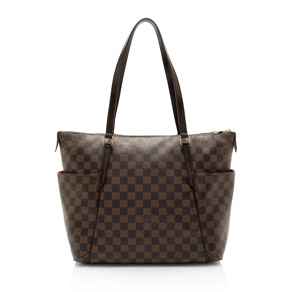 Louis Vuitton Damier Ebene Totally MM Tote (SHF-pBjTV3)