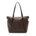 Louis Vuitton Damier Ebene Totally MM Tote (SHF-pBjTV3)