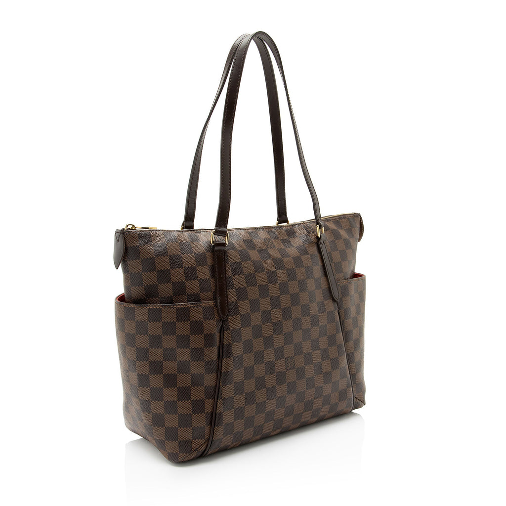Louis Vuitton Damier Ebene Totally MM Tote (SHF-pBjTV3)