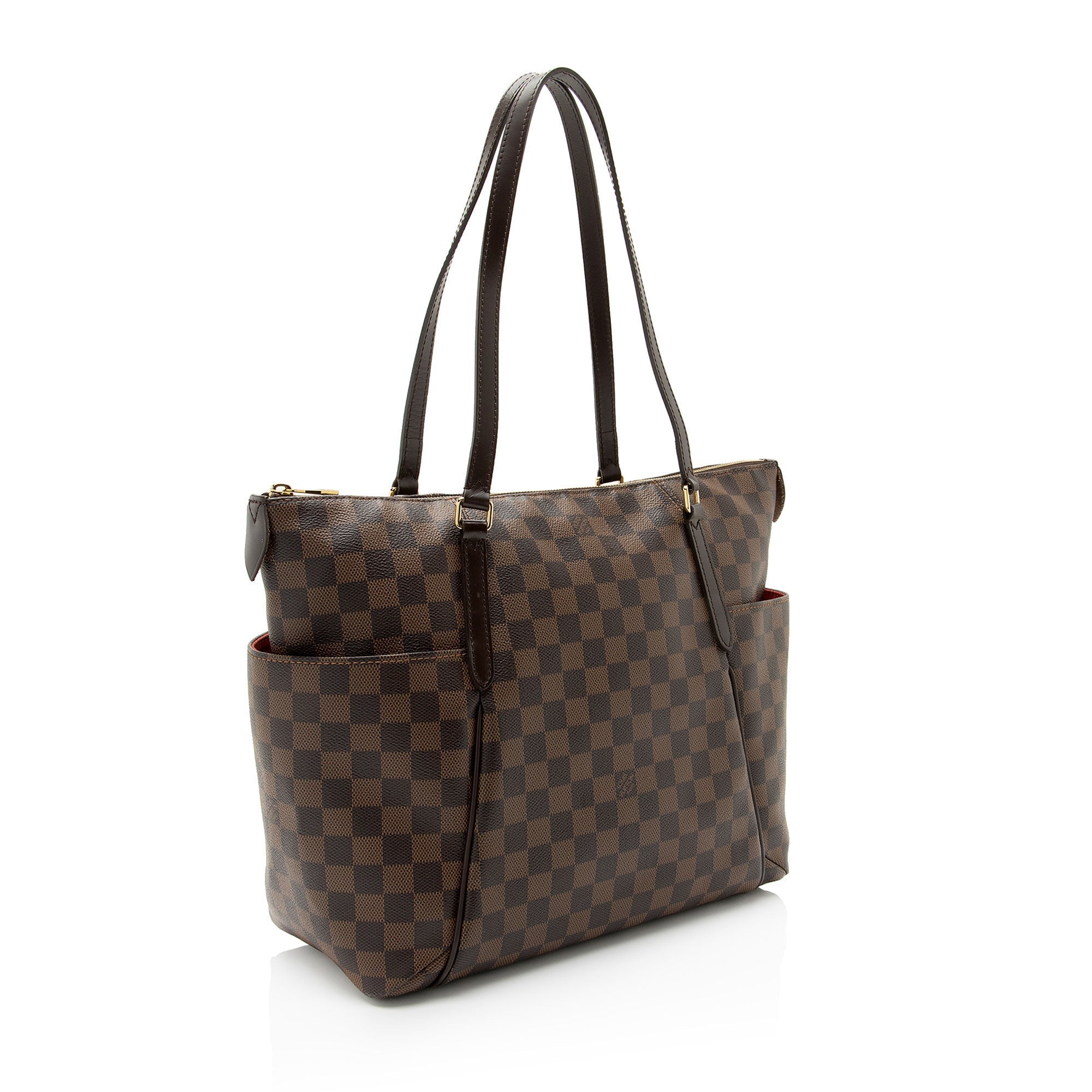 Louis Vuitton Damier Ebene Totally MM Tote (SHF-pBjTV3)