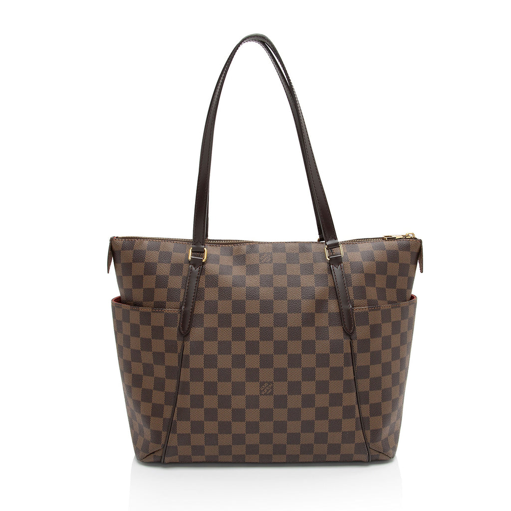 Louis Vuitton Damier Ebene Totally MM Tote (SHF-O2p659)