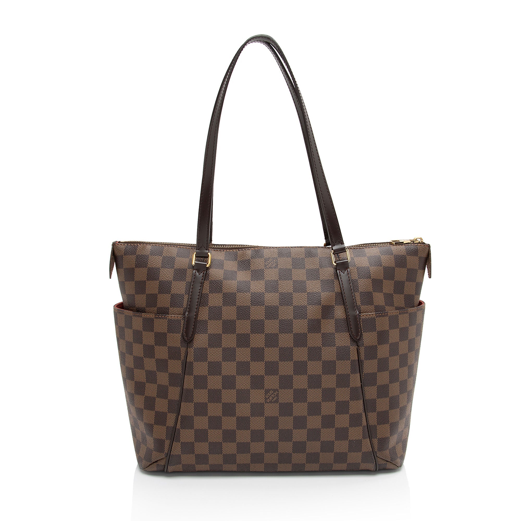 Louis Vuitton Damier Ebene Totally MM Tote (SHF-O2p659)