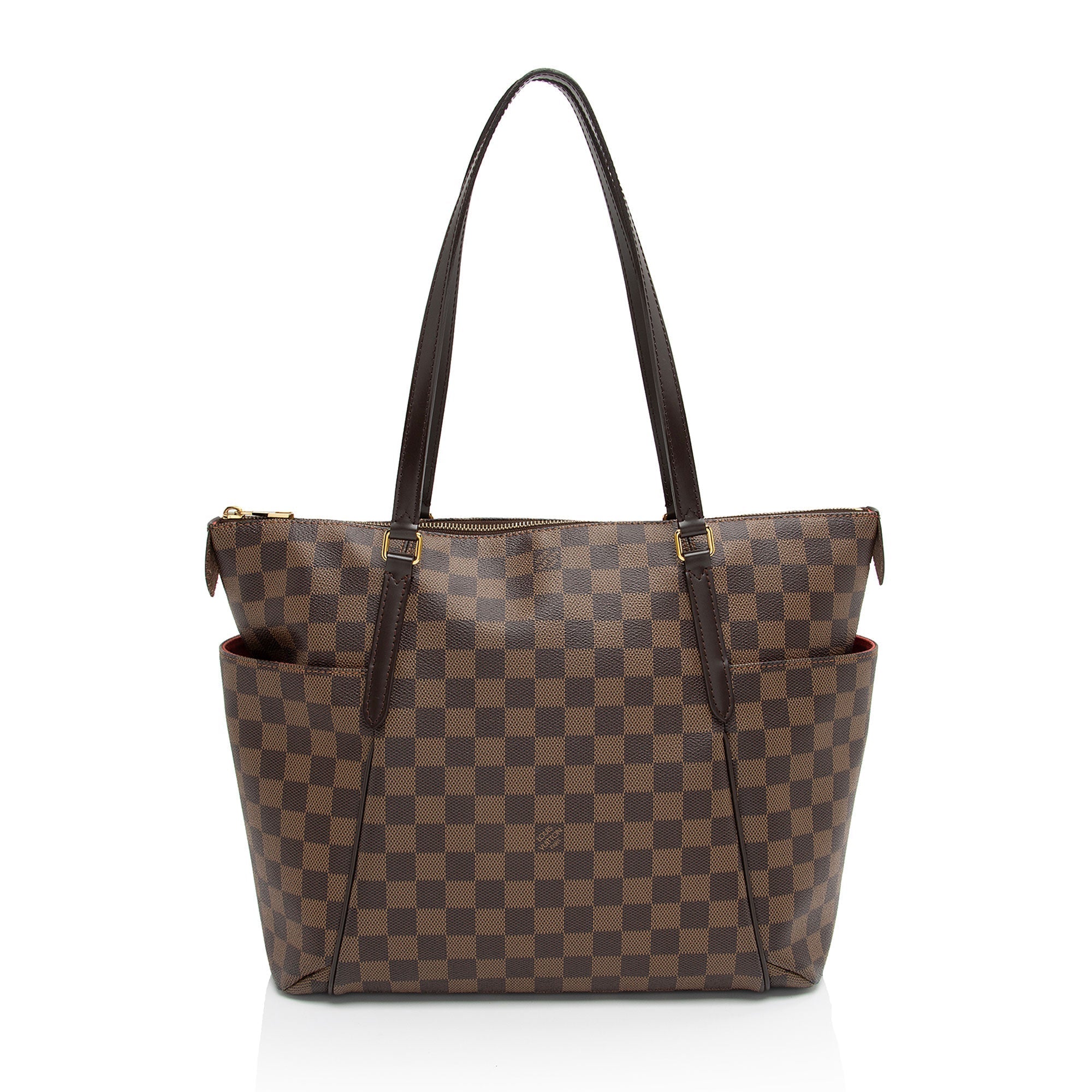 Louis Vuitton Damier Ebene Totally MM Tote (SHF-O2p659)