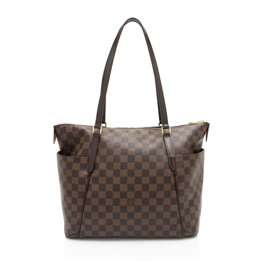 Louis Vuitton Damier Ebene Totally MM Tote (SHF-urGUPW)
