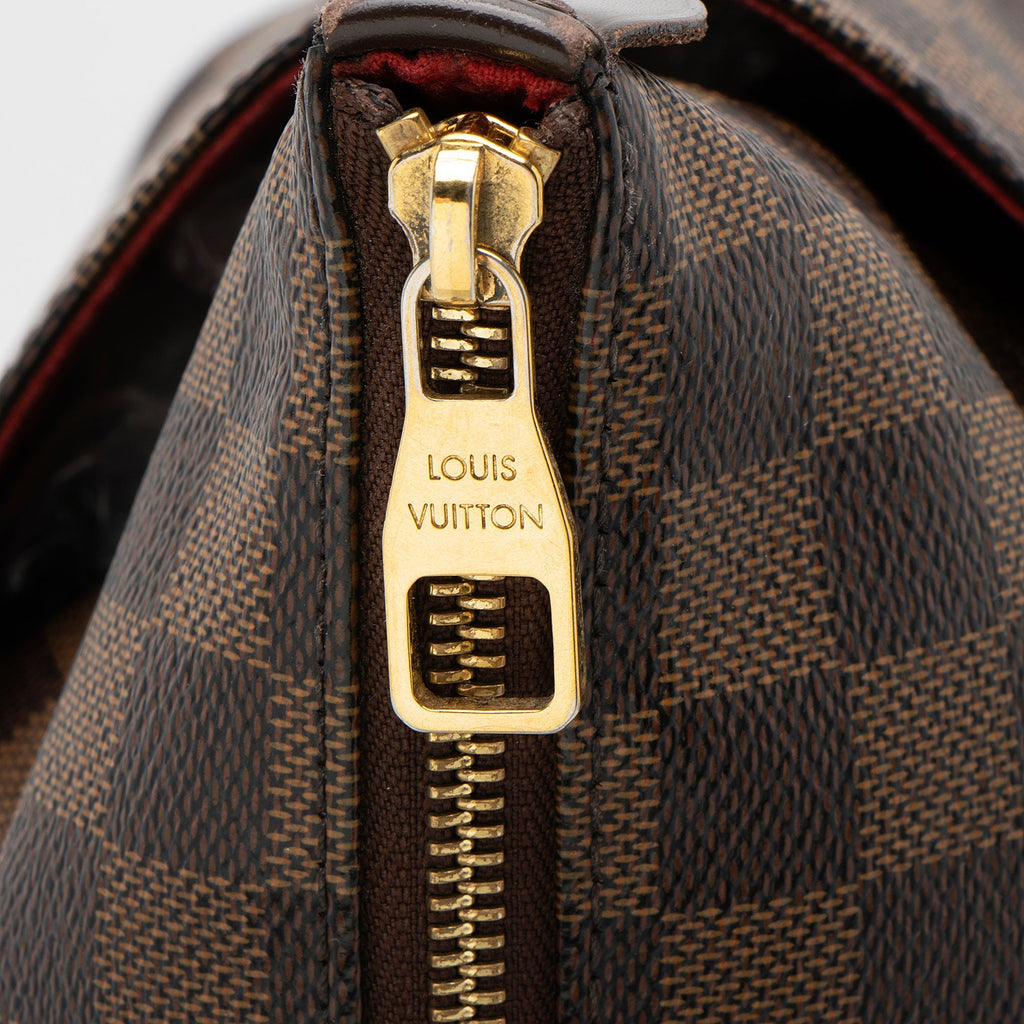 Louis Vuitton Damier Ebene Totally MM Tote (SHF-urGUPW)