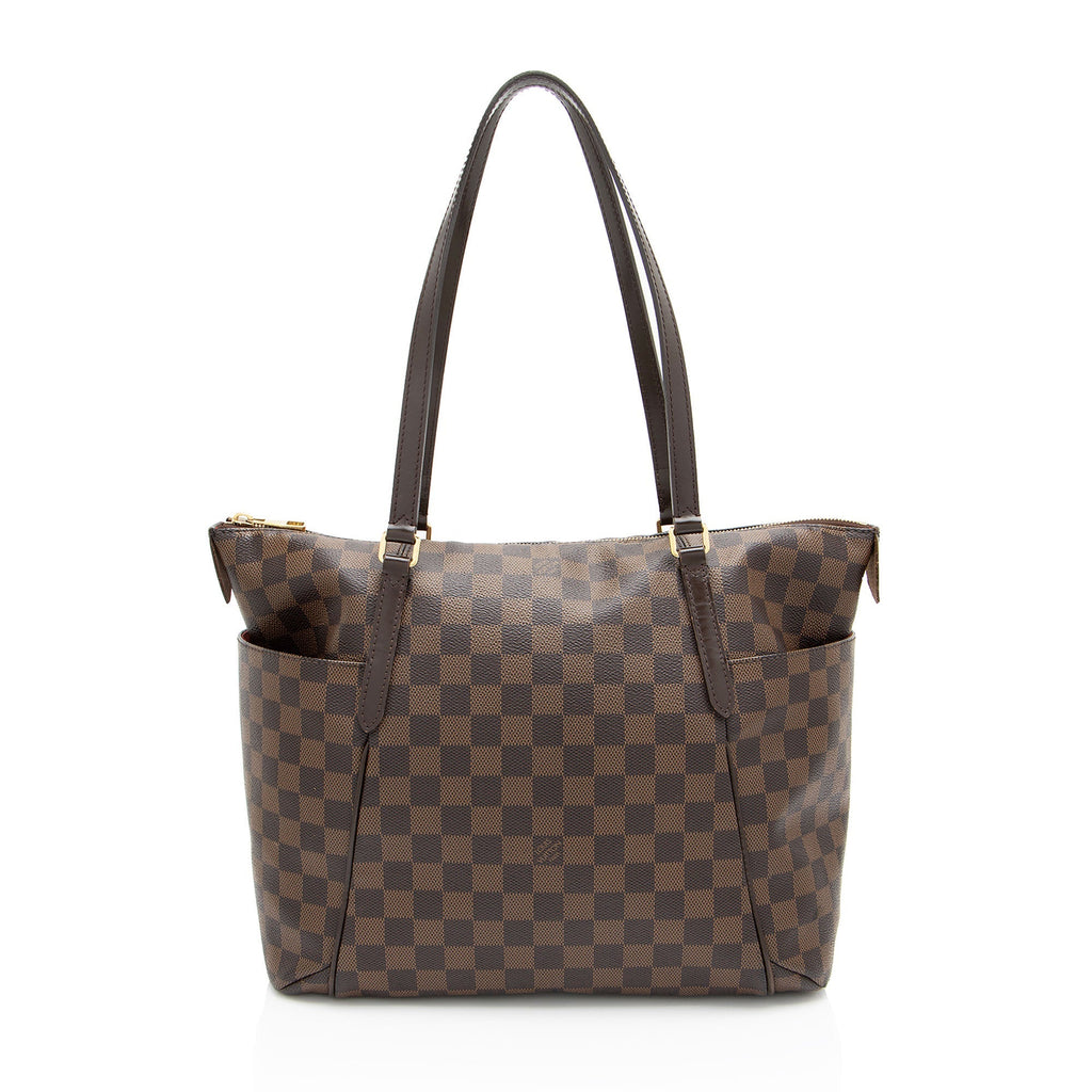 Louis Vuitton Damier Ebene Totally MM Tote (SHF-urGUPW)