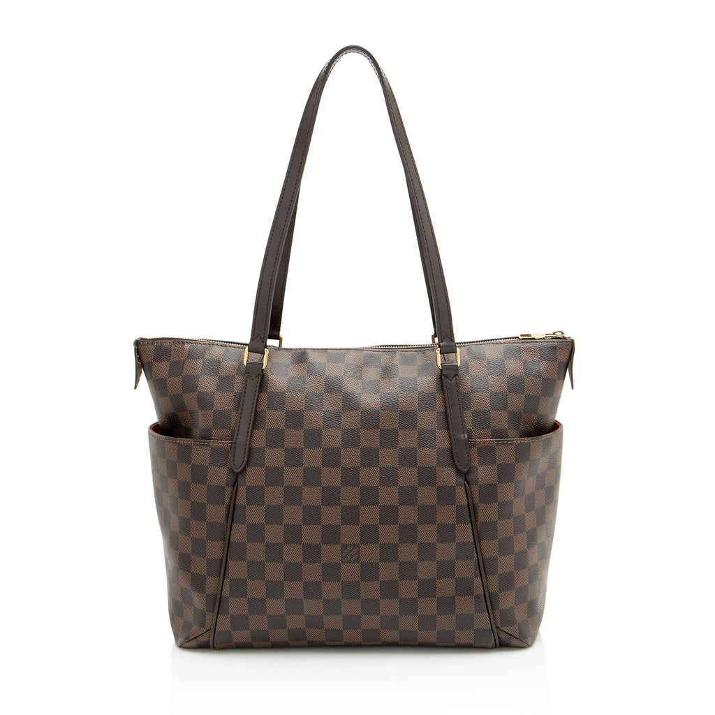 Louis Vuitton Damier Ebene Totally MM Tote (SHF-3N2ztC)