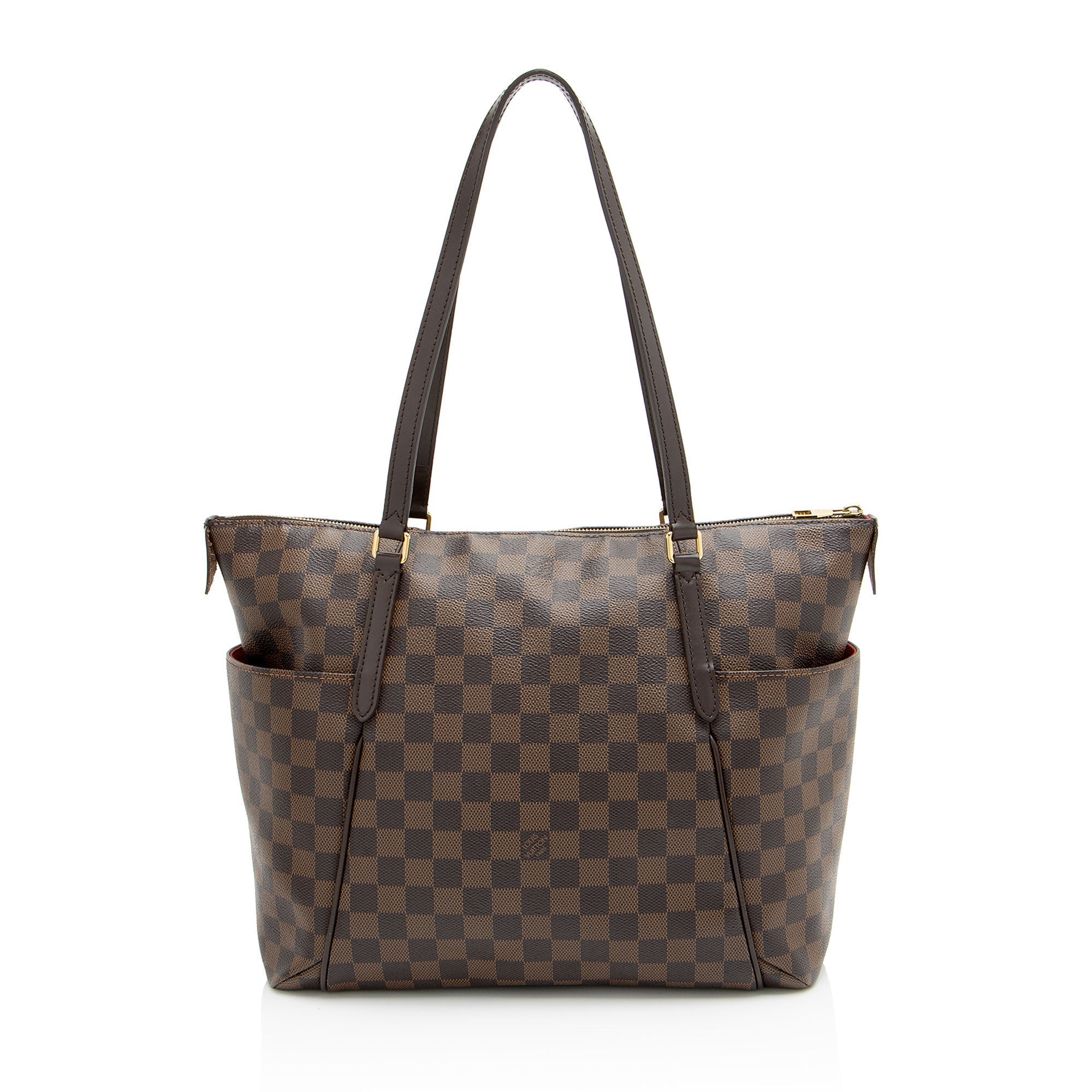 Louis Vuitton Damier Ebene Totally MM Tote (SHF-3N2ztC)