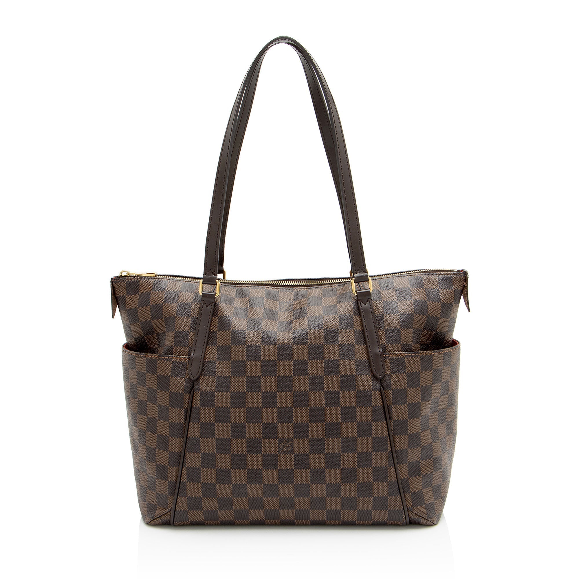 Louis Vuitton Damier Ebene Totally MM Tote (SHF-3N2ztC)