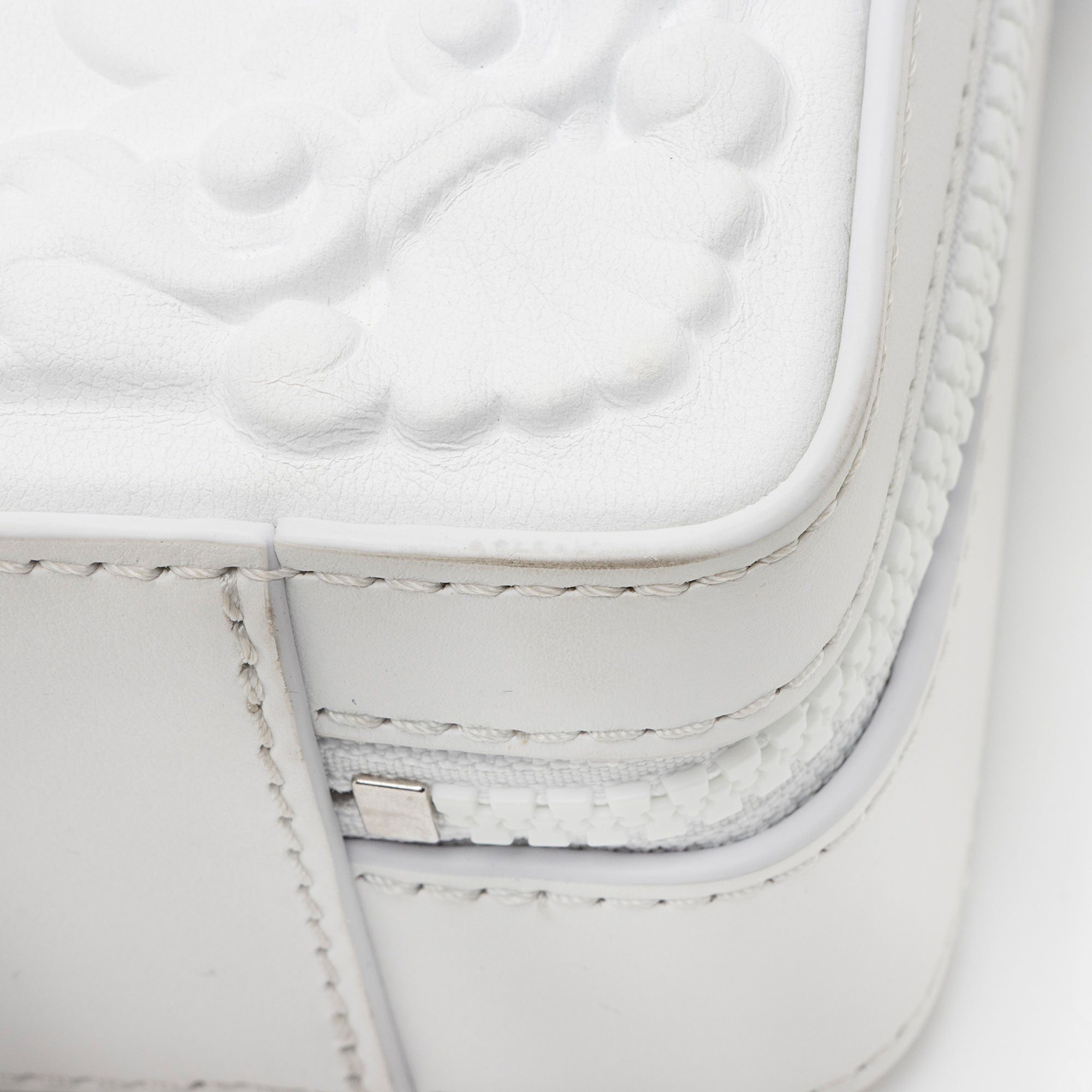 Louis Vuitton Debossed Calfskin Monogram Versailles Handle Soft Trunk