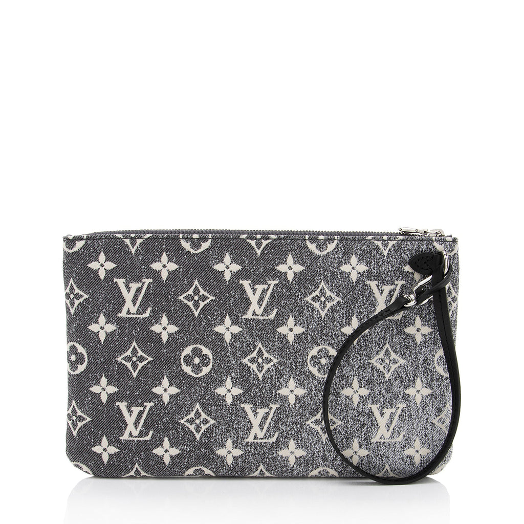 Louis Vuitton Denim Monogram Neverfull MM Pochette
