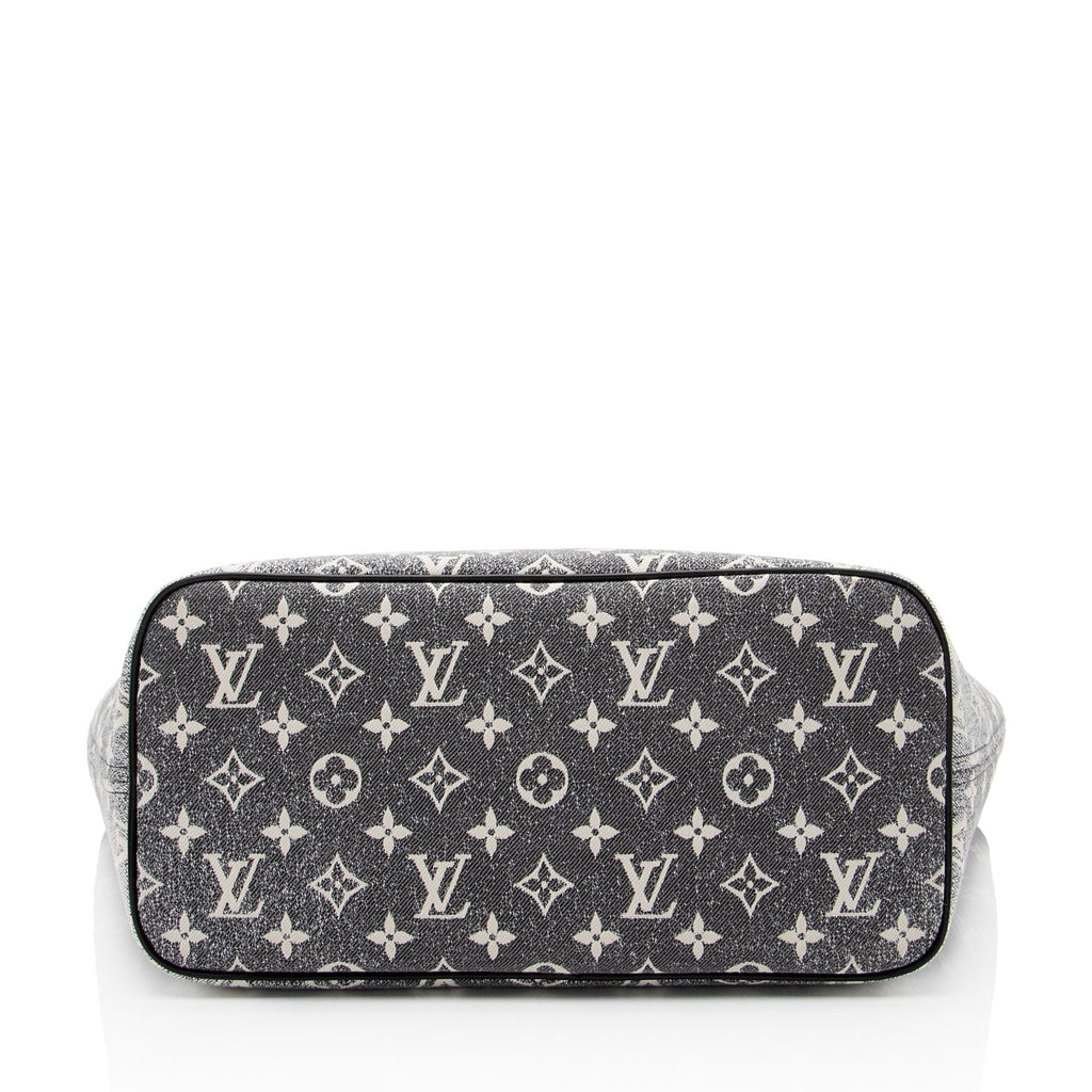 Louis Vuitton Denim Monogram Neverfull MM Tote
