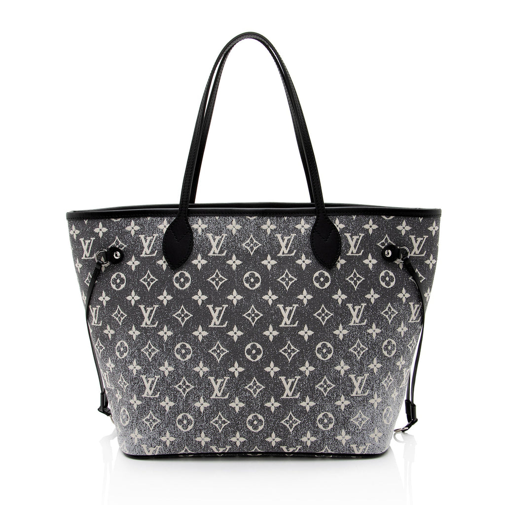Louis Vuitton Denim Monogram Neverfull MM Tote