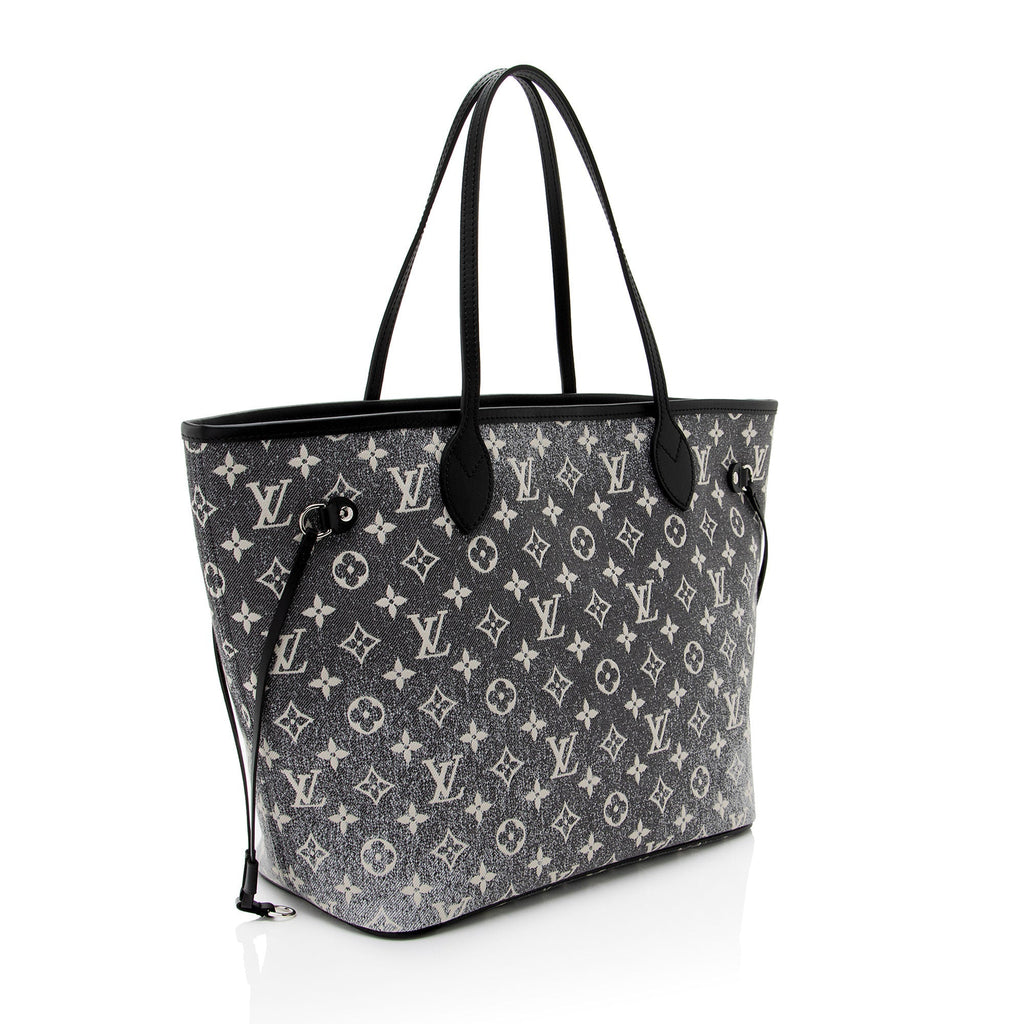 Louis Vuitton Denim Monogram Neverfull MM Tote