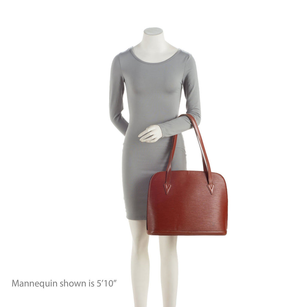 Louis Vuitton Vintage Epi Leather Lussac Tote (SHF-D4oeHh)