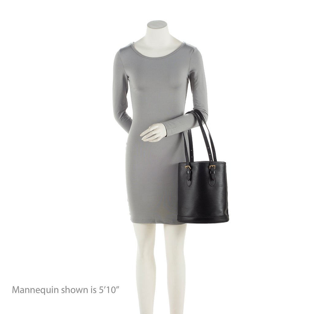Louis Vuitton Epi Leather Petit Bucket Tote (SHF-22561)