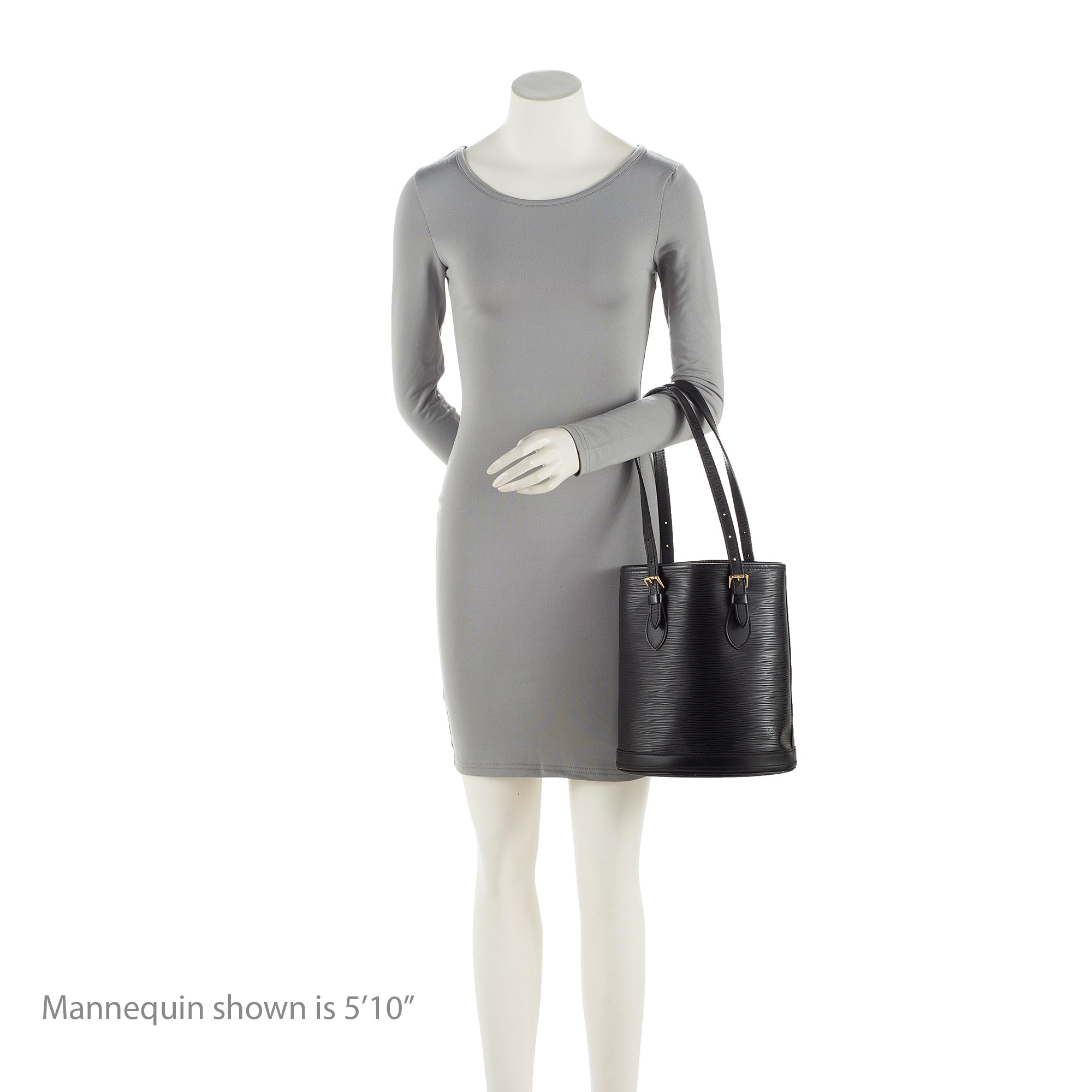 Louis Vuitton Epi Leather Petit Bucket Tote (SHF-22561)