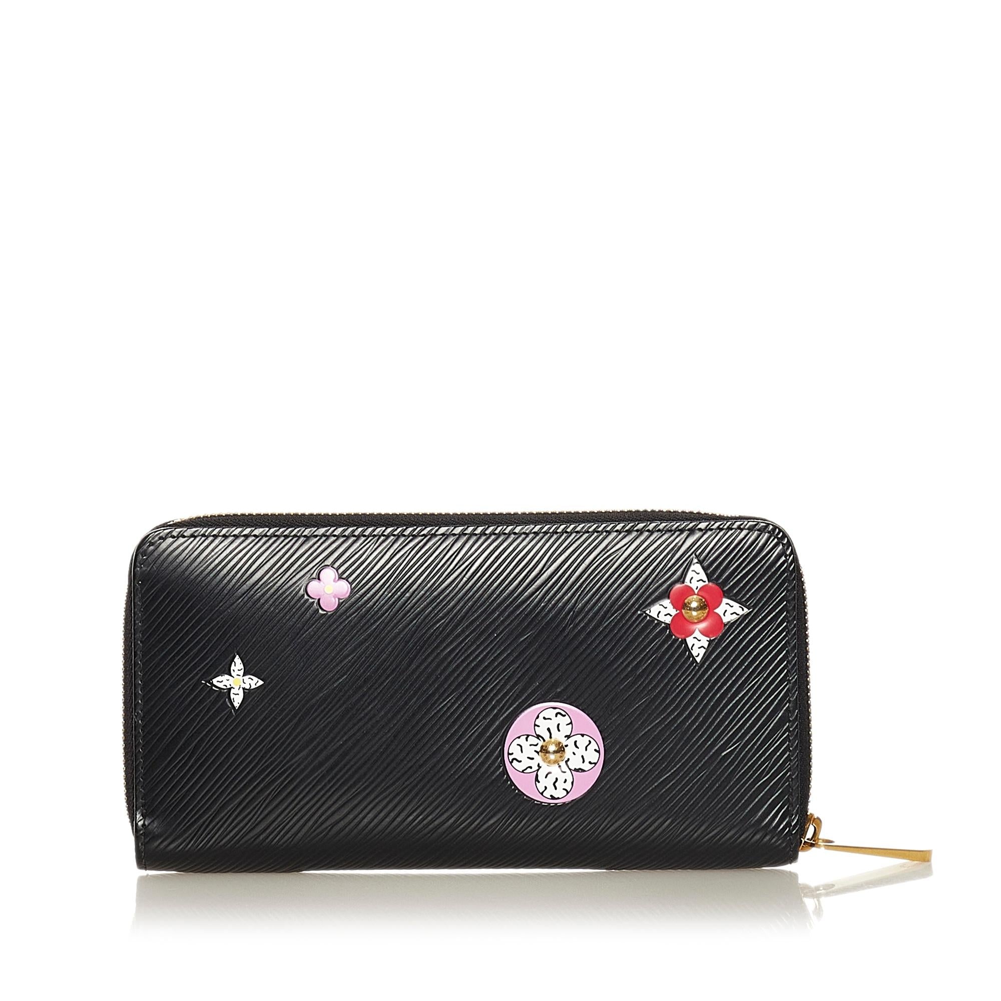 Louis Vuitton Epi Monogram Flower Zippy Wallet (SHG-35333)
