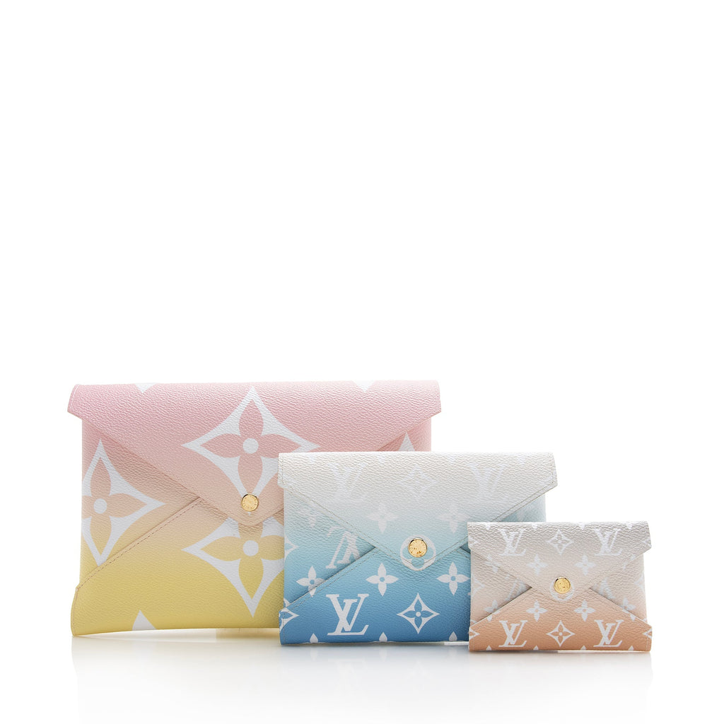 Louis Vuitton Giant Monogram Canvas By The Pool Kirigami Pouch Set (SHF-22689)