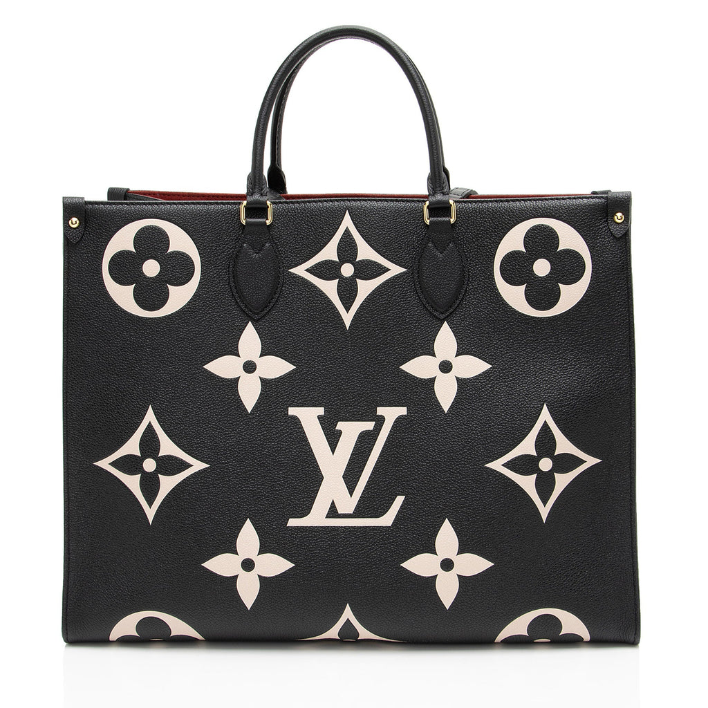 Louis Vuitton Giant Monogram Bicolor Empreinte Onthego GM Tote