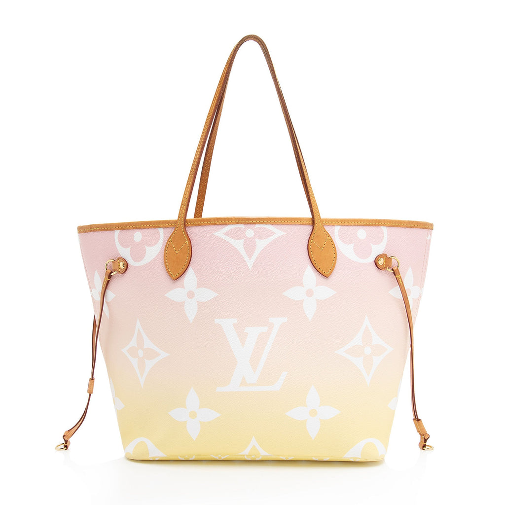 Louis Vuitton Giant Monogram Canvas By The Pool Neverfull MM Tote (SHF-fFd8M5)