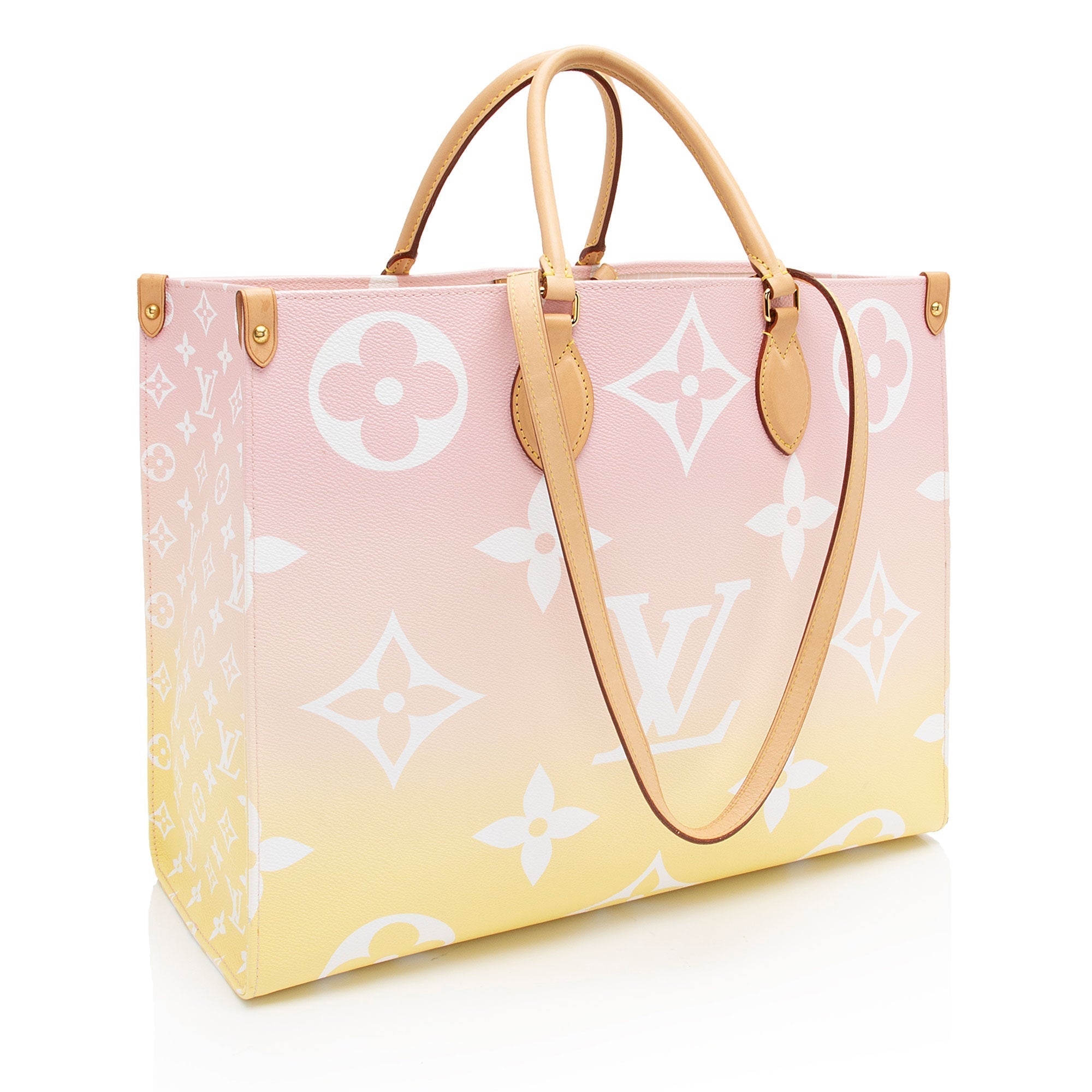 Louis Vuitton Giant Monogram Canvas By The Pool Onthego GM Tote (SHF-GW7dzi)