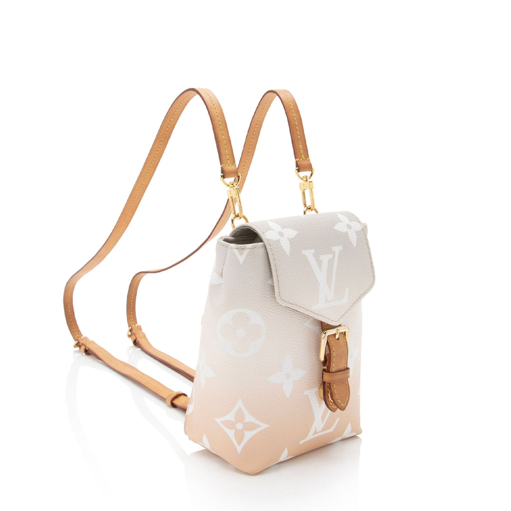 Louis Vuitton Giant Monogram Canvas By The Pool Tiny Backpack (SHF-9L7tzN)