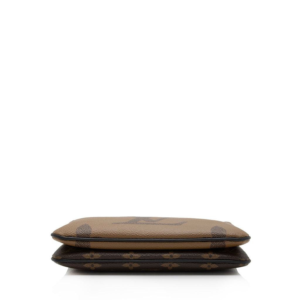 Louis Vuitton Giant Monogram Canvas Double Zip Pochette (SHF-gxhVVJ)