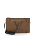 Louis Vuitton Giant Monogram Canvas Double Zip Pochette (SHF-gxhVVJ)