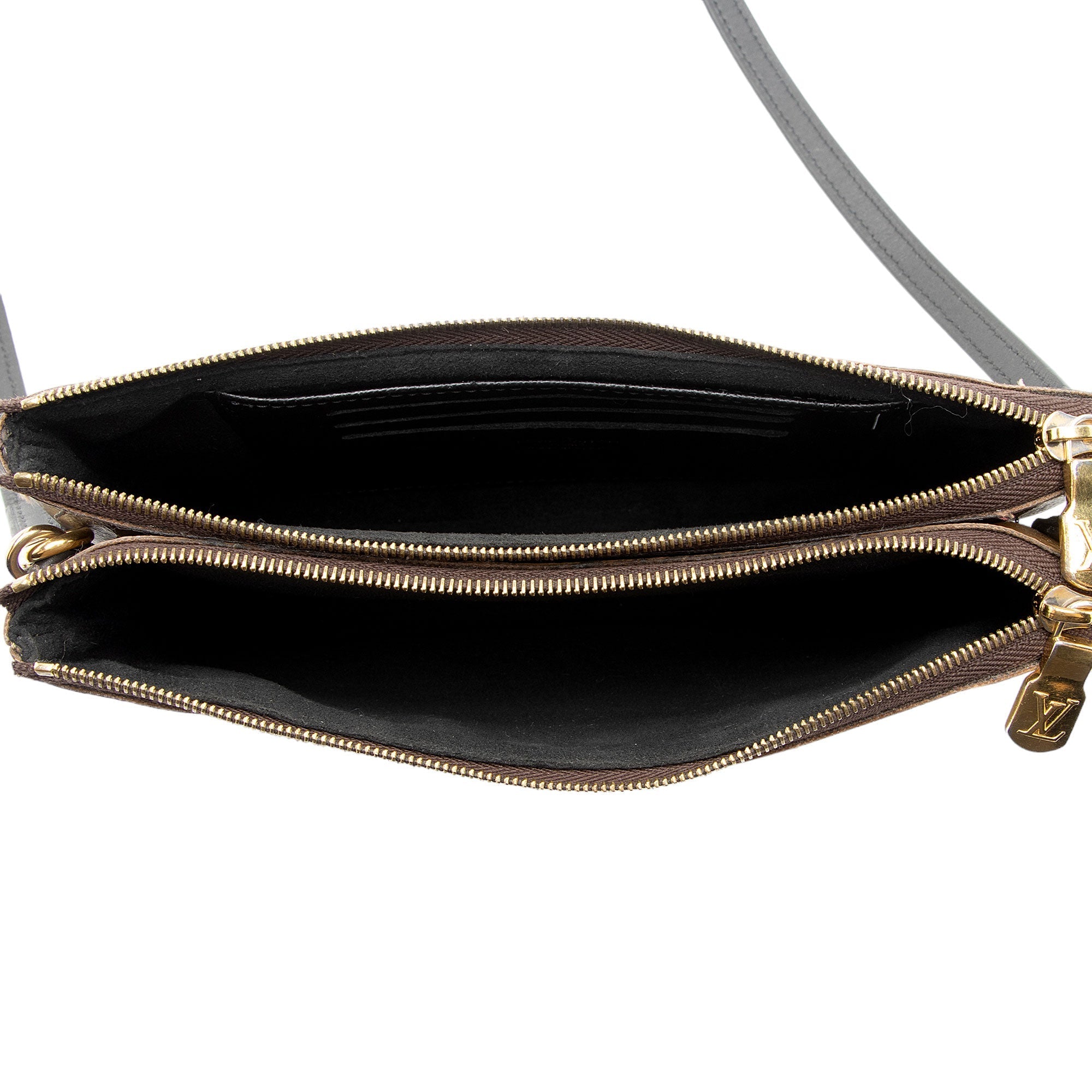 Louis Vuitton Giant Monogram Canvas Double Zip Pochette (SHF-qlqavz)