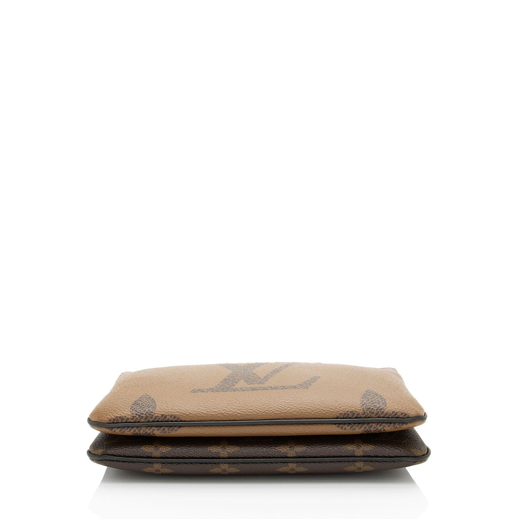 Louis Vuitton Giant Monogram Canvas Double Zip Pochette