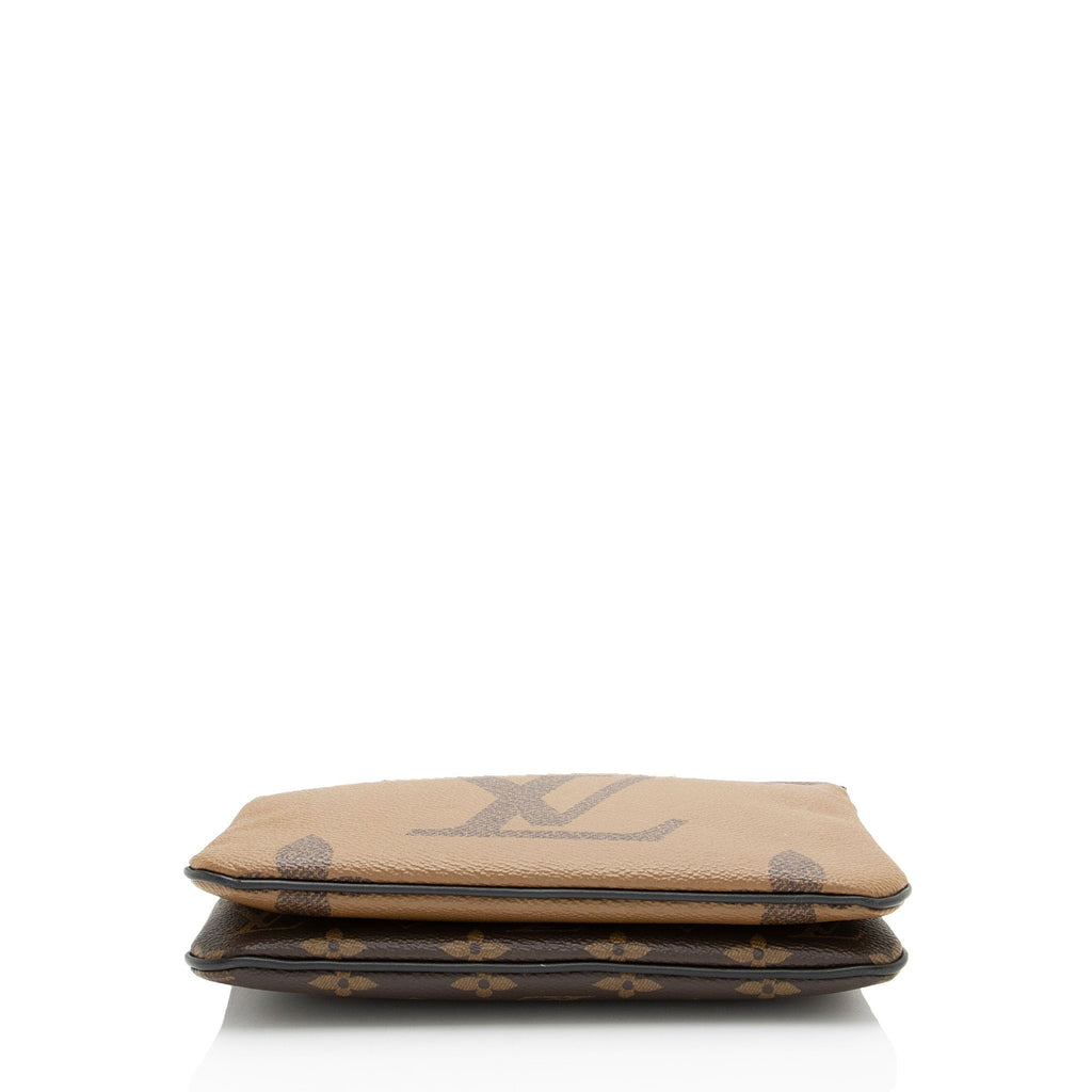 Louis Vuitton Giant Monogram Canvas Double Zip Pochette