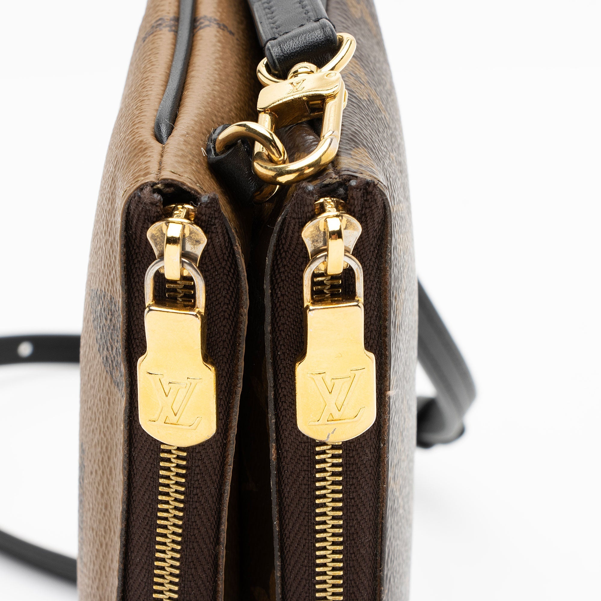 Louis Vuitton Giant Monogram Canvas Double Zip Pochette