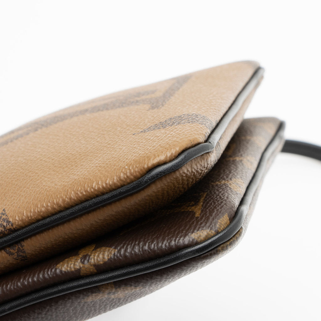Louis Vuitton Giant Monogram Canvas Double Zip Pochette