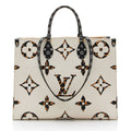 Louis Vuitton Giant Monogram Canvas Jungle Onthego GM Tote (SHF-MrFGqD)