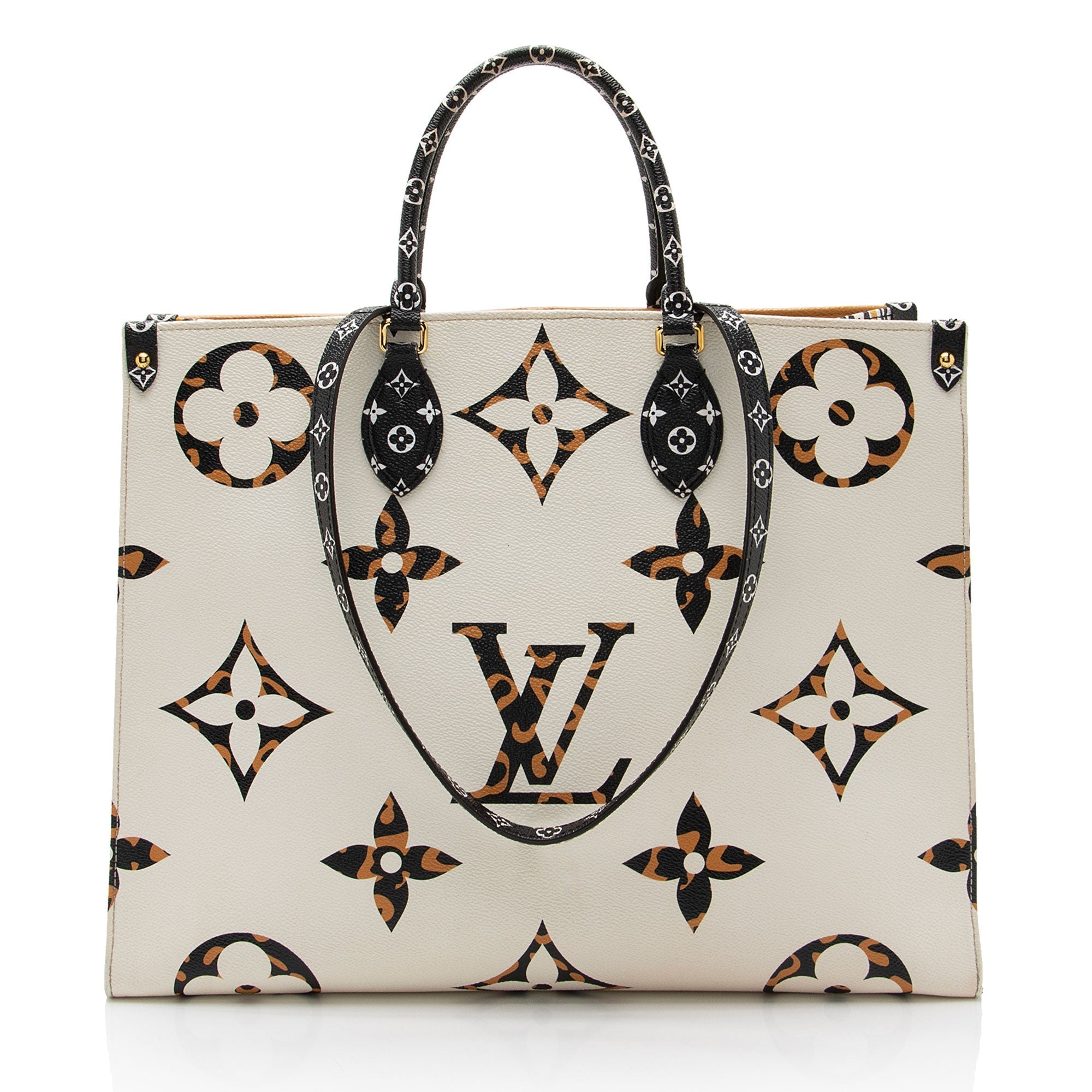 Louis Vuitton Giant Monogram Canvas Jungle Onthego GM Tote (SHF-MrFGqD)
