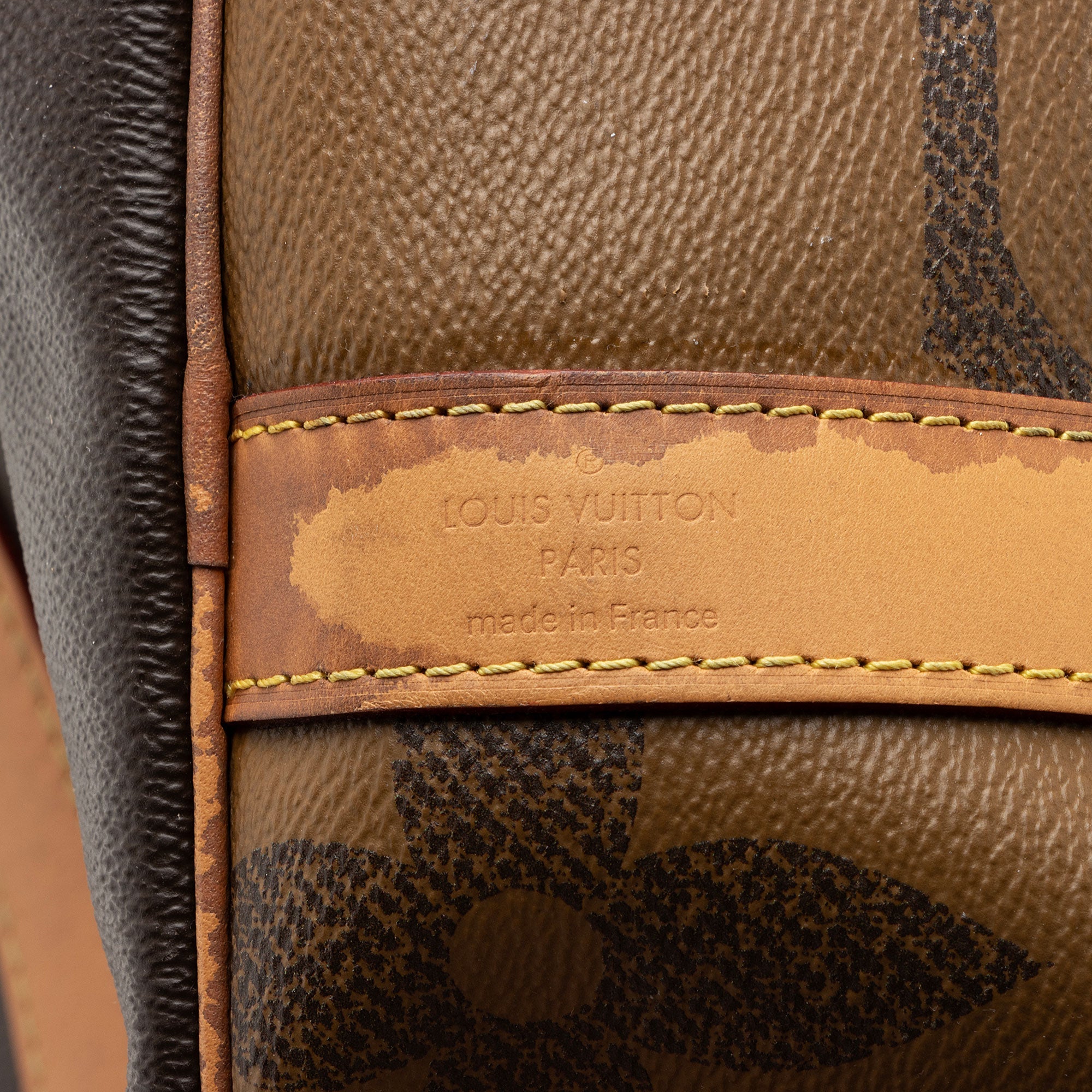 Louis Vuitton Giant Monogram Canvas Keepall Bandouliere 50 Duffle Bag (SHF-z5NZEC)