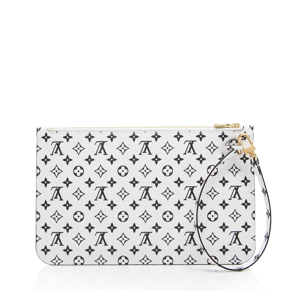 Louis Vuitton Giant Monogram Canvas Neverfull MM Pochette (SHF-bEeket)