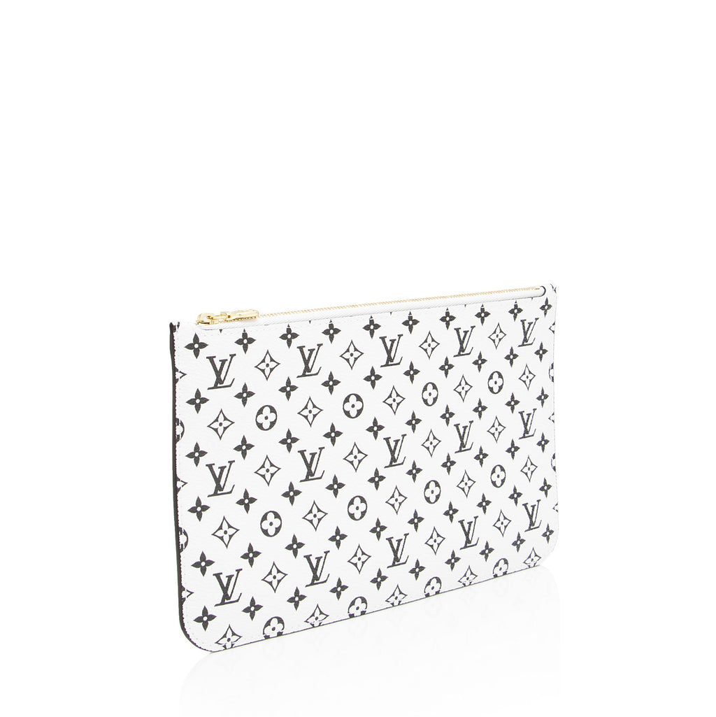 Louis Vuitton Giant Monogram Canvas Neverfull MM Pochette (SHF-bEeket)