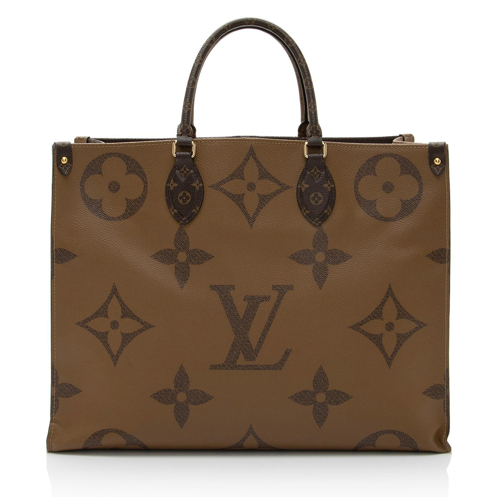 Louis Vuitton Giant Monogram Canvas Onthego GM Tote (SHF-1YYMn6)