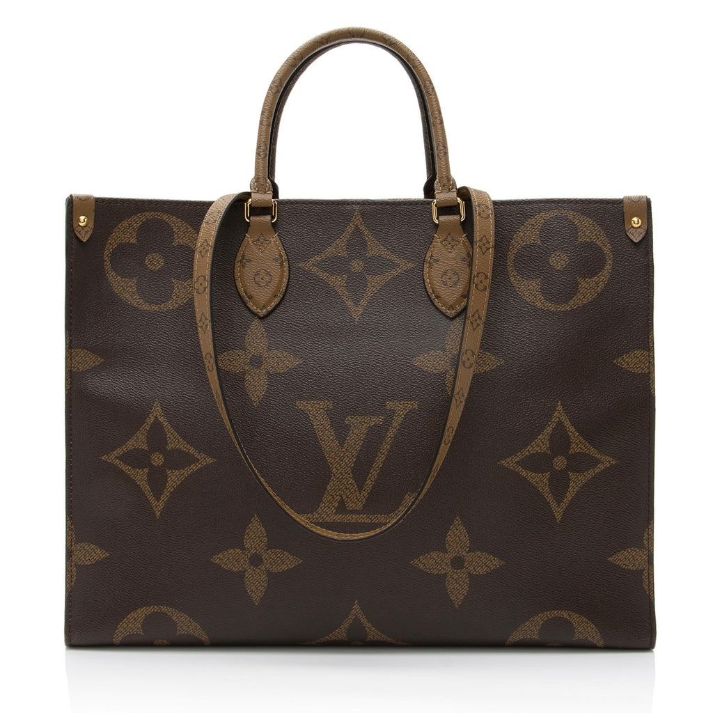 Louis Vuitton Giant Monogram Canvas Onthego GM Tote (SHF-1YYMn6)