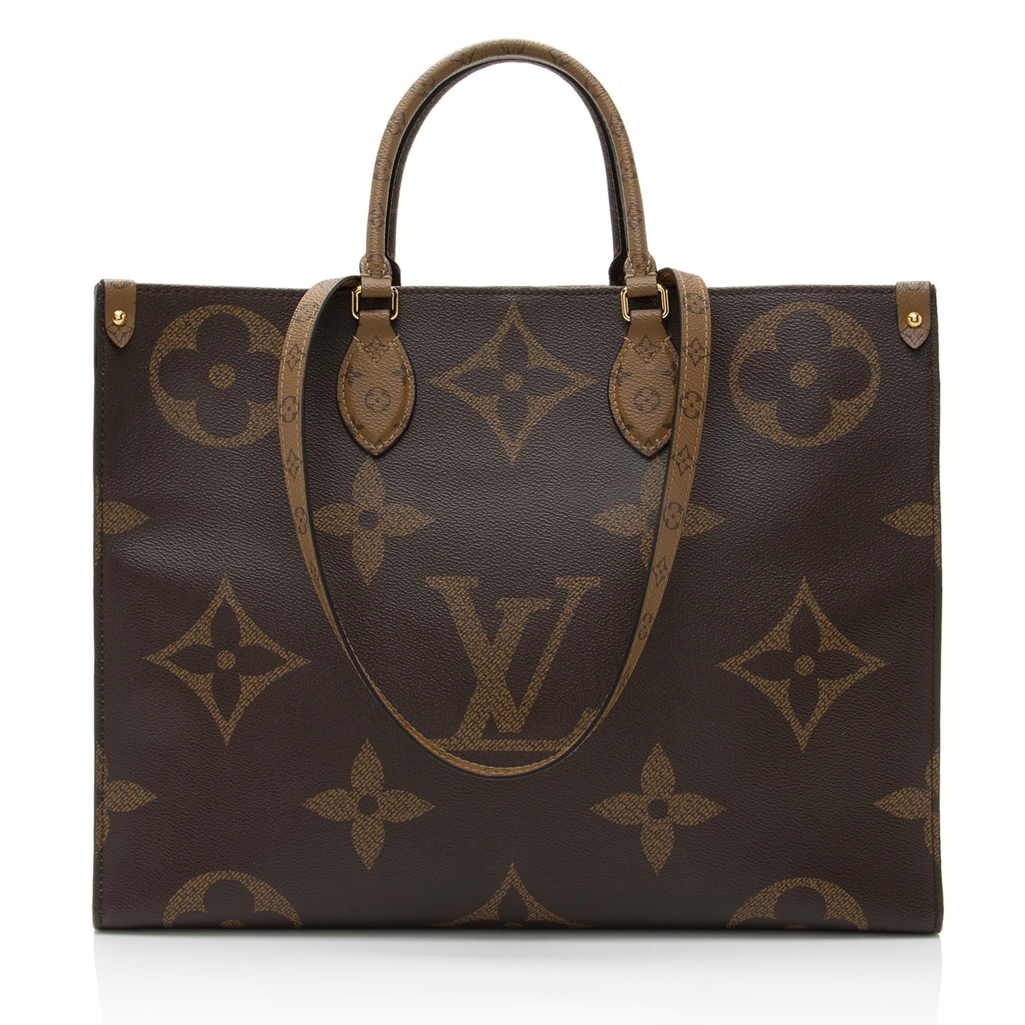 Louis Vuitton Giant Monogram Canvas Onthego GM Tote (SHF-1YYMn6)