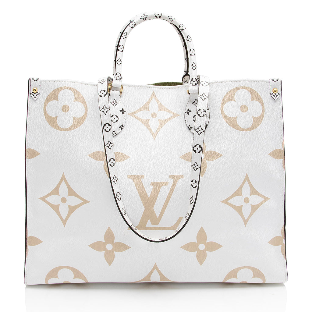 Louis Vuitton Giant Monogram Canvas Onthego GM Tote (SHF-2OCOFy)