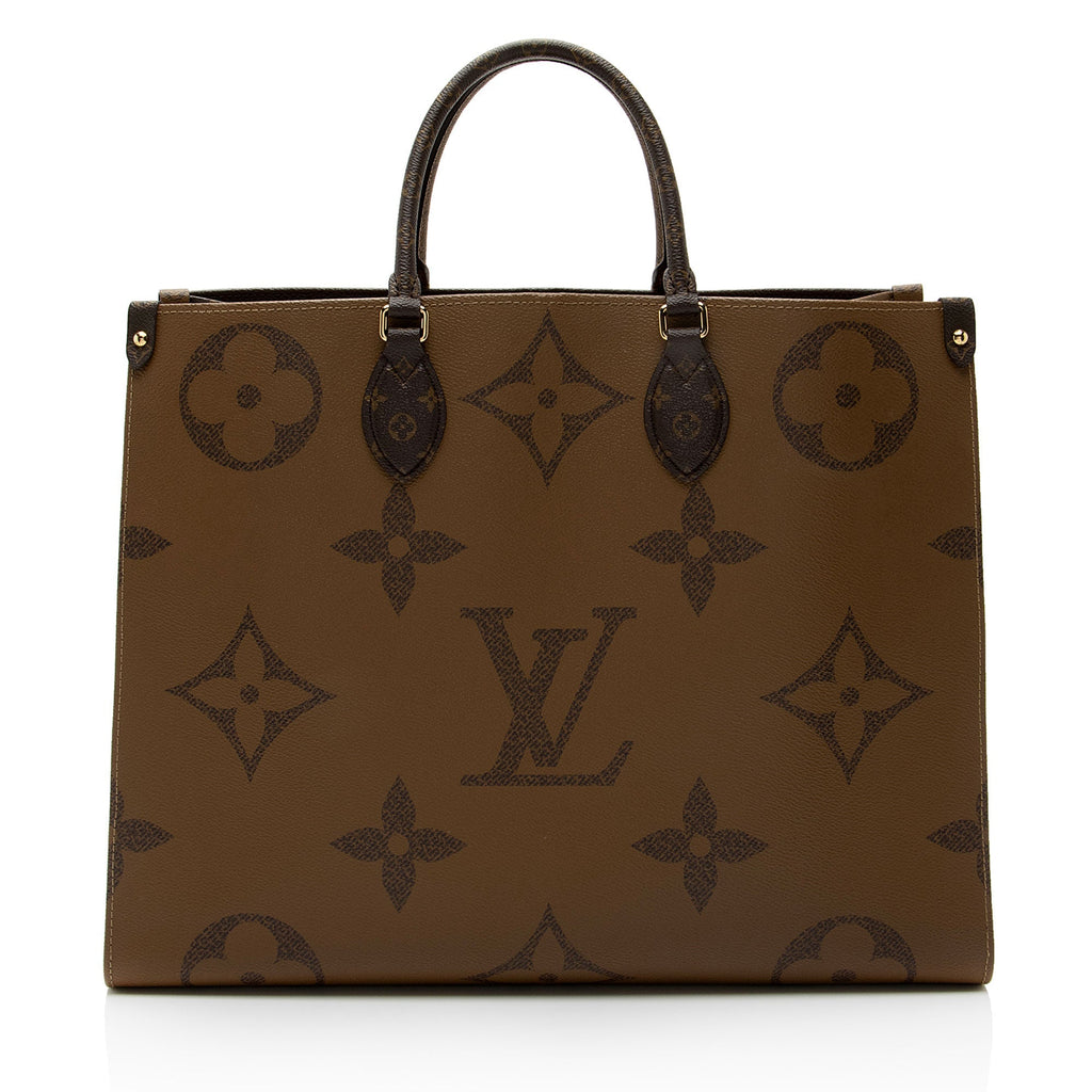 Louis Vuitton Giant Monogram Canvas Onthego GM Tote (SHF-2xyle4)